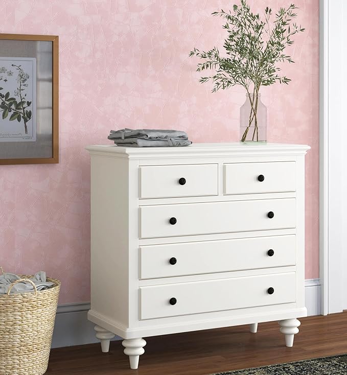 Yasinet 196.8×17.3" Pink Peel and Stick Wallpaper,Ultra-Strong Adhesion Wall Paper Pink Peel and Stick Modern Removable Waterproofing Wallpaper for Bathroom Cupboard Bedroom Apartment Decorate