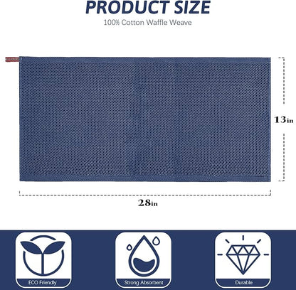 Nialnant Kitchen Hand Towels, 13 x 28 Inches, 100% Cotton Dish Towel for Home, Soft Dish Cloth for Kitchen, Super Absorbent Tea and Bar Towels