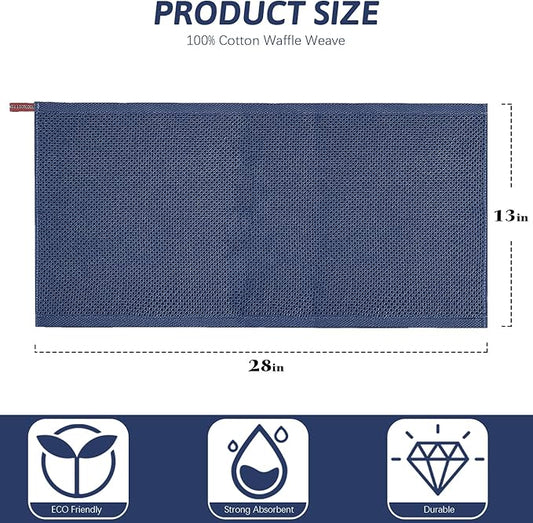 Nialnant Kitchen Hand Towels, 13 x 28 Inches, 100% Cotton Dish Towel for Home, Soft Dish Cloth for Kitchen, Super Absorbent Tea and Bar Towels