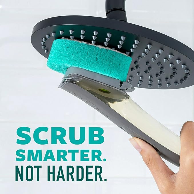 Scotch-Brite Scrub Tub & Shower Wand, Ideal for Bathroom Buildup, Glass Door, Shower and Bath Cleaner, Soap Scum Remover, 1 Wand