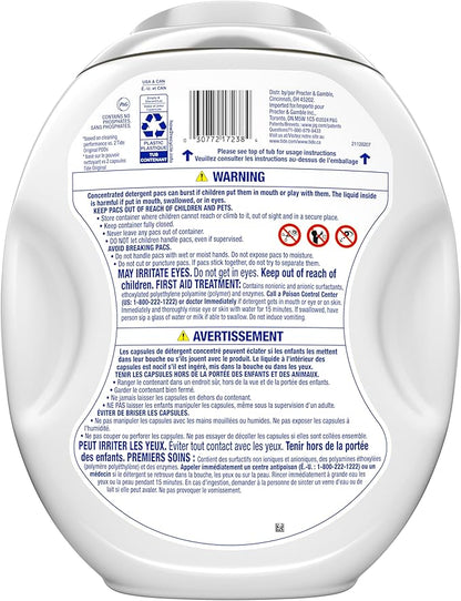 Tide PODS Free and Gentle Odor Refresh Laundry Detergent Packs, 45 Count, Hypoallergenic Laundry Detergent Pods