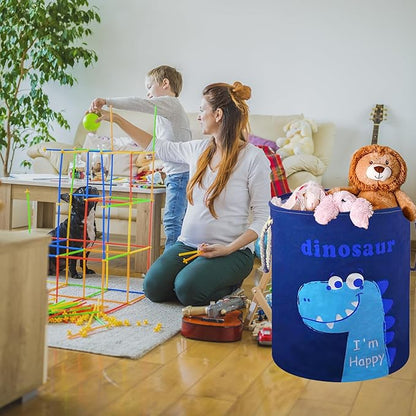 Round Laundry Basket Storage Bins Nursery Hamper Gift Baskets for Home,Office,Home Decor