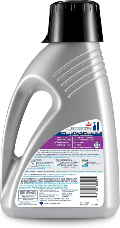 Bissell PRO MAX Clean + Refresh with Febreze Full Size Carpet Cleaner Machine Formula,48 oz.,2515A,(Pack of 2)