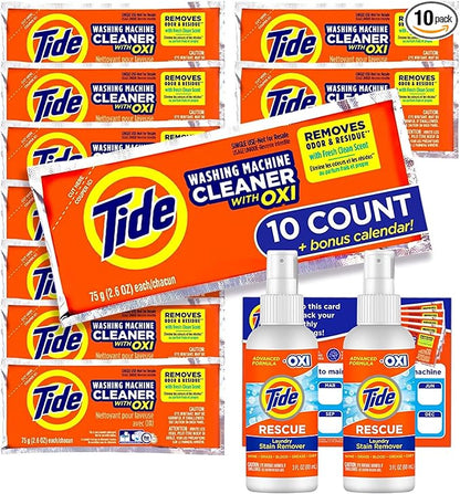 Tide Laundry Stain Remover Washing Machine Cleaner Bundle