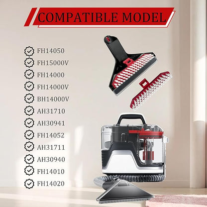 FH14050 Brush Replacement Parts Compatible with Hoover CleanSlate Plus Machine Carpet Cleaners for FH15000V FH14000 FH14000V BH14000V AH31710 AH30941 FH14052 AH31711 AH30940 Spot Tough Stain Brush