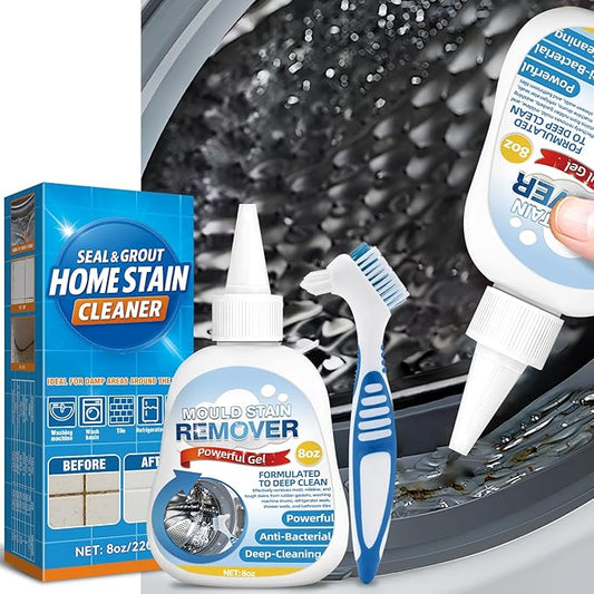 AstraVox Home Remover Gel, Washing Machine Cleaner for Washing Machine Seal, Front Load Washer, Refrigerator Strips, Tile, Home Kitchen Sinks, Toilet, Bathroom (7.44oz)