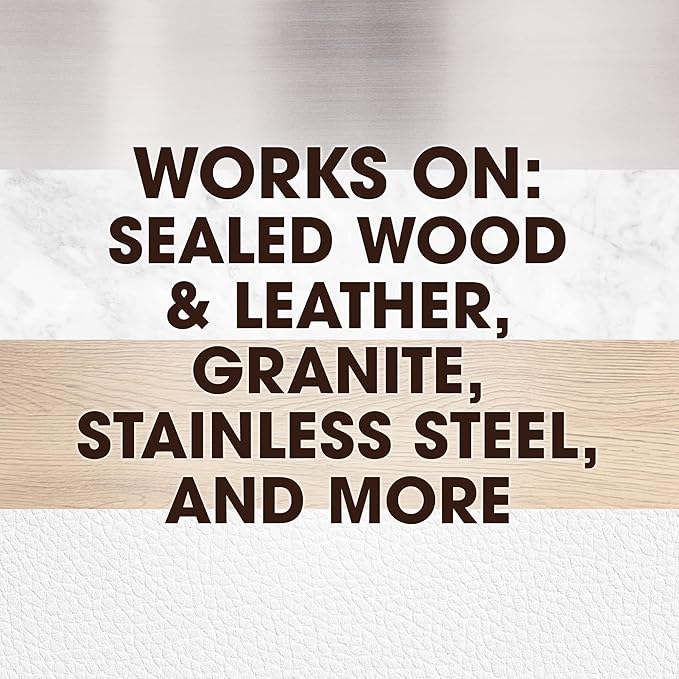 Pledge Enhancing Polish Spray, Wood Furniture & Stainless Steel Polish, Remove Dust and Fingerprints, Fast Shine and Protect, Prevent Scratches & Knicks - Lemon Scent, 9.7oz, Pack of 6