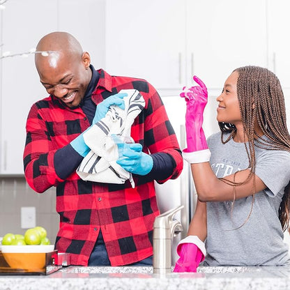 PLAYTEX Living Reuseable Rubber Cleaning Gloves (Small, 1 Pack), Premium Protection Reusable Household Gloves