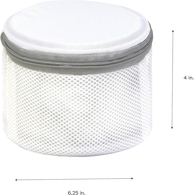 Laundry 360 2 Pack Bra Wash Bag | Laundry | Washing and Drying | Holds 4 Full Size Bras | Panties | Socks| Micro Mesh Fabric