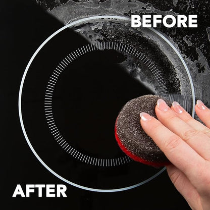 Weiman Cooktop Cleaner Paste, Easily Remove Burned-On Food, Grease and Watermarks, Leaving Your Glass Cook Top Sparkling