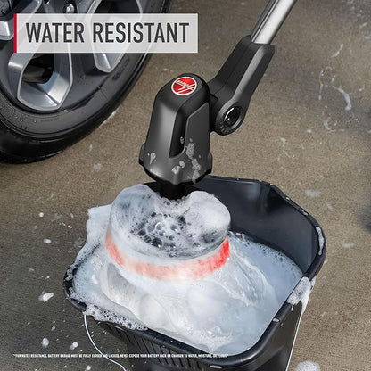 Hoover ONEPWR Telescoping Scrubber, Electric Spin Scrubber for Cleaning, Pivoting Brush Head, 4+ Feet of Reach, Water Resistant Power Cleaning Brush for Home and Outdoors