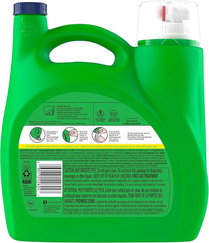 Gain Liquid Laundry Detergent, Moonlight Breeze Scent, 177 fl oz, Freshness + Odor Fighting, High Efficiency Washing Machine Liquid Cleaning Soap, 134 loads (Packaging May Vary)