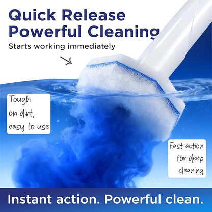 50 Count Upgraded Toilet Wand Refills Compatible with Clorox Toilet Wand – Fresh Fragrance, 5X Cleaning Power, Disposable Brush Replacement Pads with Durable Scrubber Heads
