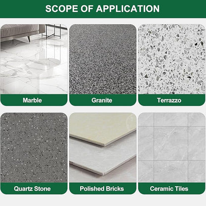 AETHER Marble Polishing Powder, Restore Shine Remove Water Stains Scratches Rings Etches, Professional Stone Polishing & Cleaning Powder for Marble Stone Granite Quartz Tile Floor Countertop Surfaces