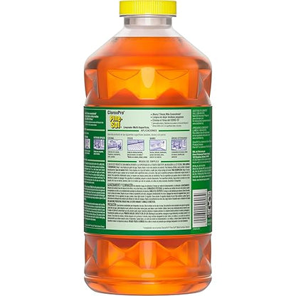 CloroxPro Pine-Sol Multi-Surface Cleaner, All Purpose Cleaner, Original Pine, 80 Fluid Ounces, Pack of 3 (60606) (Package May vary)
