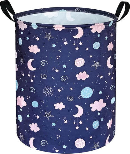 Round Laundry Basket Storage Bins Nursery Hamper Gift Baskets for Home,Office,Home Decor