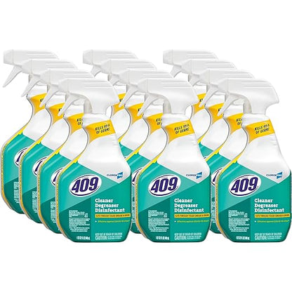 Formula 409 Cleaner Degreaser Disinfectant, CloroxPro Spray, 32 Fl Oz, Pack of 12 (Pack May Vary)
