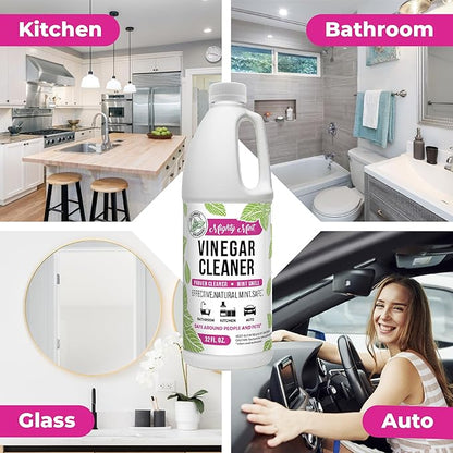 Mighty Mint Vinegar Cleaner, All-Purpose Cleaning for Household Surfaces, Natural Mint Scent, 32oz