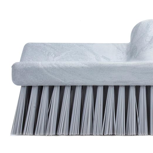 SPARTA 40423EC23 Plastic Floor Scrub Brush, Wall Brush, Equipment Brush With Nonabsorbent Bristles For Industrial Kitchens, Hospitals, Commercial Cleaning, 10 Inches, Gray