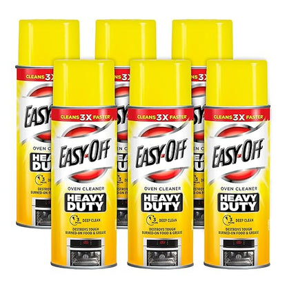 Easy-Off Professional Oven & Grill Cleaner, 144 oz (6 Cans x 24 oz)