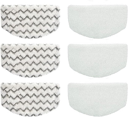 1940A Steam Mop Pads Washable for Bissell Powerfresh Replacement Steam Cleaner Pads for 1806 19404 1440 1544 2075A 2685A 19402 19408 1940f 1940q 1940t B0006 B0017 Microfiber Hard Floor Cleaning
