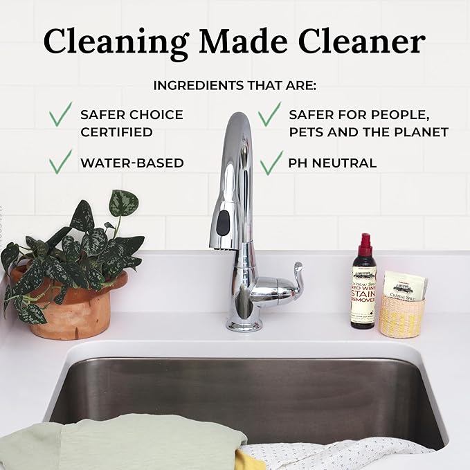 Chateau Spill Wine Stain Remover Spray - Clothes & Laundry Stain Remover - Wine Carpet Cleaner - EPA Safer Choice Certified - 4 Fl Oz (Pack of 1)