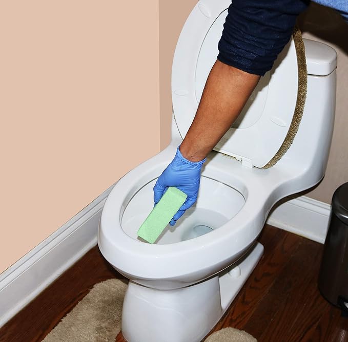 Compac Home Magic-Stone Porcelain Cleaning Stick - Toilet Bowl Cleaner, Handy Toilet Cleaner Easily Scrubs/Removes Stubborn Lime Stains from Porcelain or Bathroom Fixtures, 2 Count
