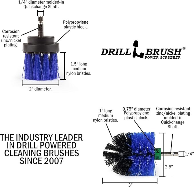 Aquatic Cleaning Supplies - Pool Accessories Kit - Brush for Pool Maintenance and Upkeep - Pool Liner Cleaning Solutions - Pool Cleaning Brush - Diving Board Cleaning Brush -Boat Carpet Cleaner Tools