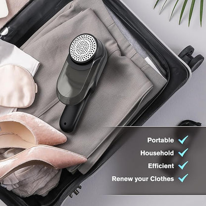 Fabric Shaver, Lint Remover, Lint Shaver with 2 Speeds 3 Replaceable Blades, Sweater Shaver, Clothes Shaver, Fabric Pilling Remover, Fabric Shaver for Furniture, Electric Lint Remover for Clothes