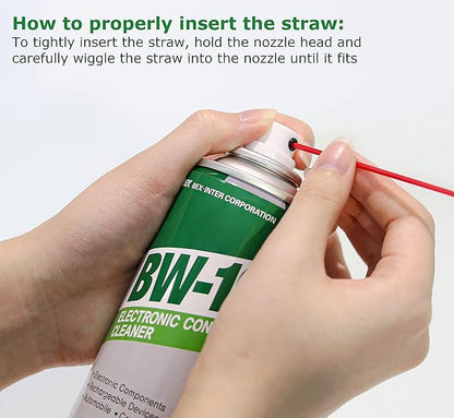 BW-100 Non-Flammable Electronic Contact Cleaner Aerosol Spray- Safely Cleans Joycons, Computers, PCB and More - Removes dust, Dirt and contaminants on Contacts - Quick Dry|8oz/225g |