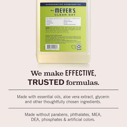 MRS. MEYER'S CLEAN DAY Liquid Dish Soap Refill, Lemon Verbena (48 Fl Oz (Pack of 1))