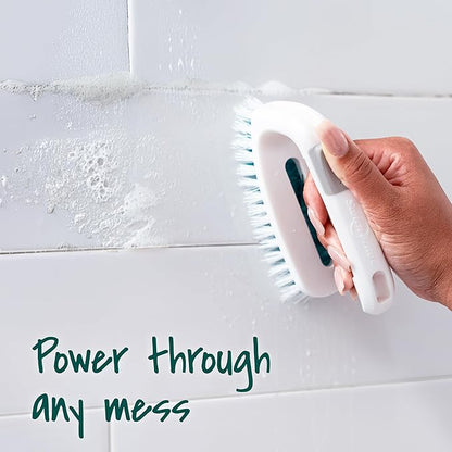 Scotch-Brite All Purpose Brush, For Tile Floors and Walls, Shower Doors, Tubs, Bathroom Fixtures, and More, 6 Count