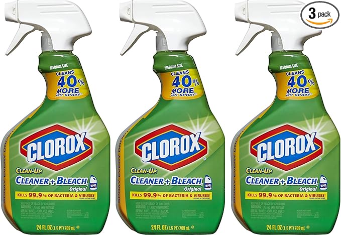 Clorox Clean-Up Bleach Cleaner Spray Value Pack