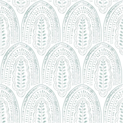 Modern Peel and Stick Wallpaper Boho Contact Paper 17.3''×78.8'' Self Adhesive Removable Wallpaper Peel and Stick Wall Paper Green and White Wallpapers for Bedroom Bathroom Cabinets Decor Vinyl