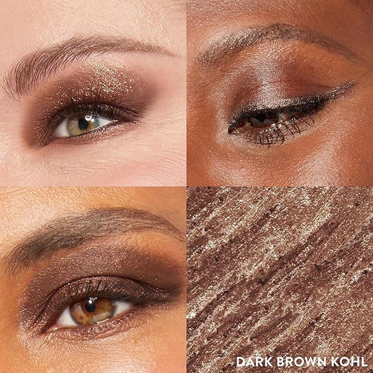 LAURA GELLER NEW YORK Kajal Longwear Kohl Eyeliner Pencil with Caffeine, Smooth & Blendable Makeup, Antique Bronze