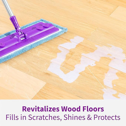 Rejuvenate Professional Wood Floor Restorer Fills Scratches, Shines And Protects Wood Flooring For A High Gloss Shine, 1 Gallon, 2 Pack