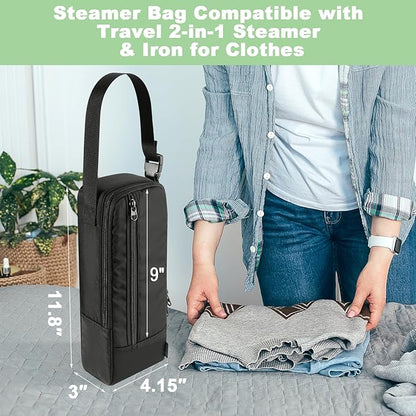 Beautyflier Storage Bag for Nesugar/for FEPPO/for Jack ＆ Rose Travel Steamer for Clothes, Travel Carrying Steamer Case for Smart Portable Handheld Garment Steamer Iron, Fits Travel, Bag Only
