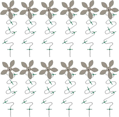 DrainWig Shower Drain Hair Catcher – Disposable Bathroom Hair Trap, Easy to Install in Shower Drain Cover, Helps Prevent Clogs – As Seen on Shark Tank - Silver Flower (12-Pack)