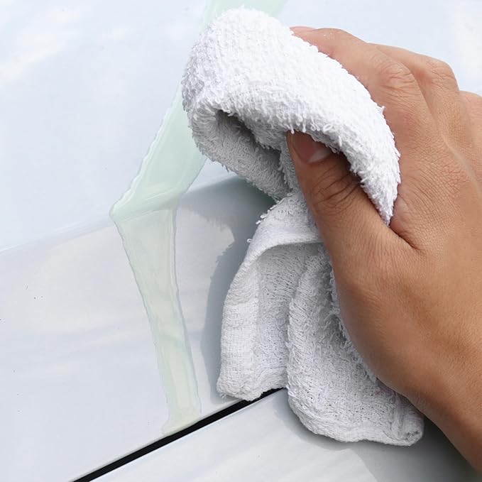 Arkwright TT60 Terry Cloth Rags Bulk, Pallet of 7500, 100% Cotton Cleaning Towels for Kitchen, Auto Shop and Bar Use, Absorbent Machine Washable, 14 x 17 in, White