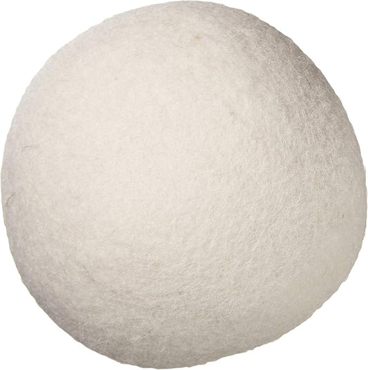 LuxmeCo Natural Organic Wool Laundry Dryer XL Premium Reusable Balls (Pack of 6) Fabric Softener