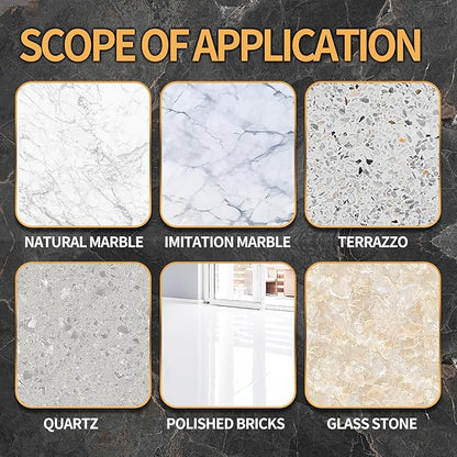 Marble Polishing Paste, Professional Marble Cleaner & Quartz Polish, Stone Sealer & Protector for Countertops, Floors, and Walls – Marble Polishing Compound Kit, 2.2LB (1 Piece)