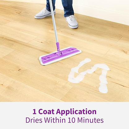 Rejuvenate Shine Refresher Floor Polish Covers Smudges, Protects And Boosts Shine On Sealed Hardwood, Laminate, Vinyl And Tile, 1 Gallon