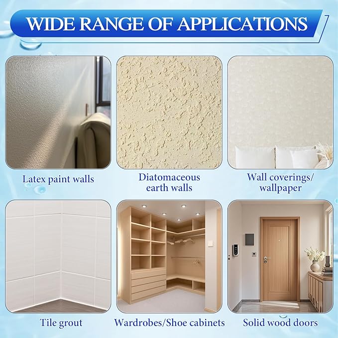 Highly Effective Removal Spray,Wall Cleaner Spray,Multi-Surface Cleaning Solution,For Wood,Tile,Fabric,Bathrooms,Kitchens,Long-Term Protection