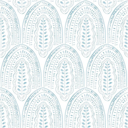 Modern Peel and Stick Wallpaper Boho Contact Paper 17.3''×78.8'' Self Adhesive Removable Wallpaper Peel and Stick Wall Paper Blue and White Wallpapers for Bedroom Bathroom Cabinets Decor Vinyl