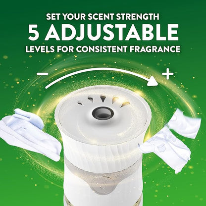 Air Wick Plug in Scented Oil Refill, 10ct, Fresh Linen, Air Freshener, Essential Oils, Eco Friendly Pack