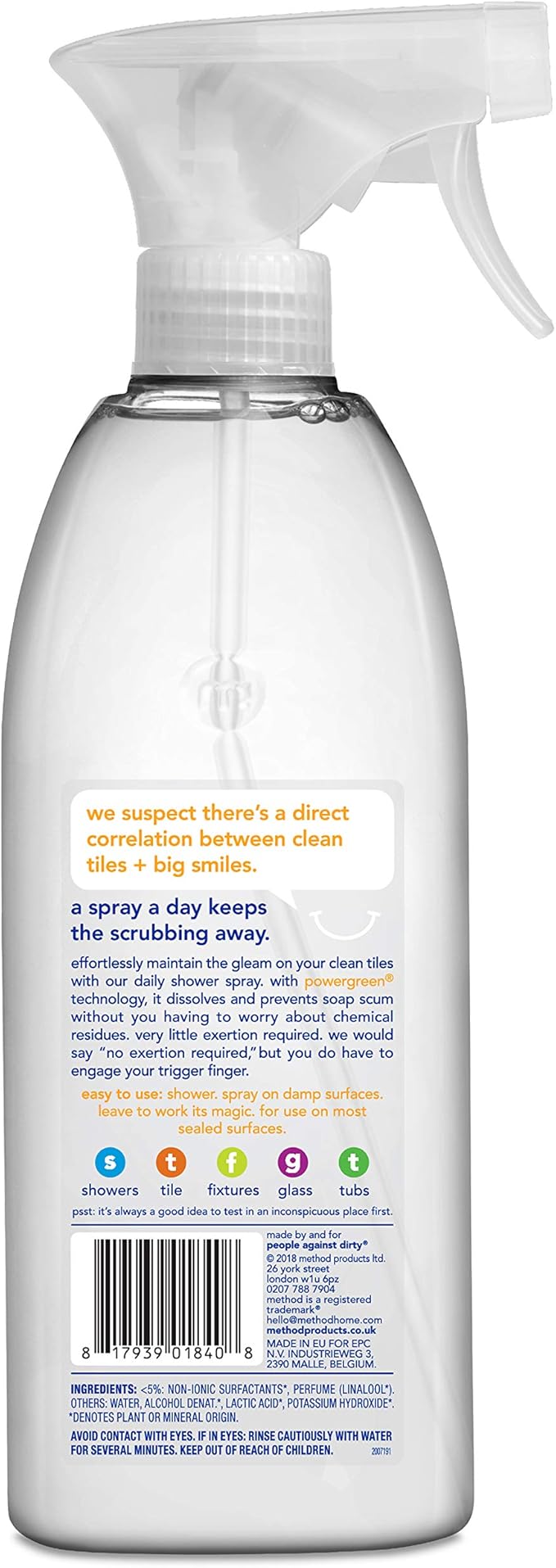 Method Shower Cleaner, Passion Fruit, 828 ml