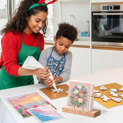 Morigins Swedish Kitchen Towel Set Absorbent Cellulose Sponge Cloth Biodegradable Ideal for Household Kitchen Cleaning 8-Piece Set Reusable Kitchen Towel Set