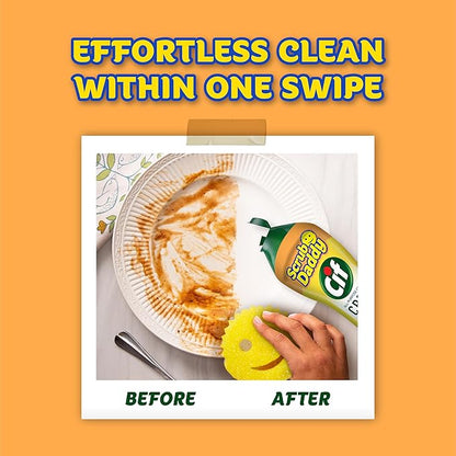 Scrub Daddy Scrub Mommy + Cif Cream All Purpose Cleaner, Original - Cleaning Supplies with Household Cleaning Cream & Non Scratch Sponge - Bathroom & Kitchen Cleaner