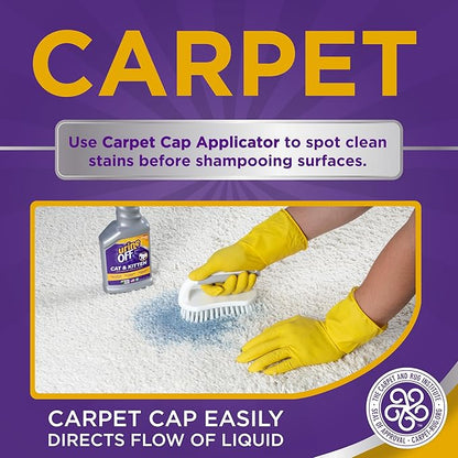 Urine Off Kitten & Cat Pet Stain Remover | Fresh Scent Carpet Cleaner | Bio Enzymatic Stain & Urine Odor Eliminator | Pet Safe Cleaner | 1 gal.