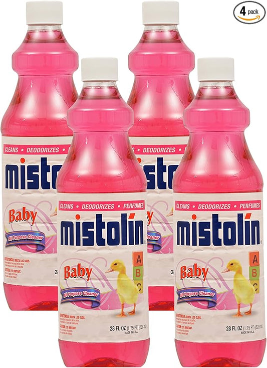 Mistolin All Purpose Cleaner Baby 28 fl oz (Pack of 4)